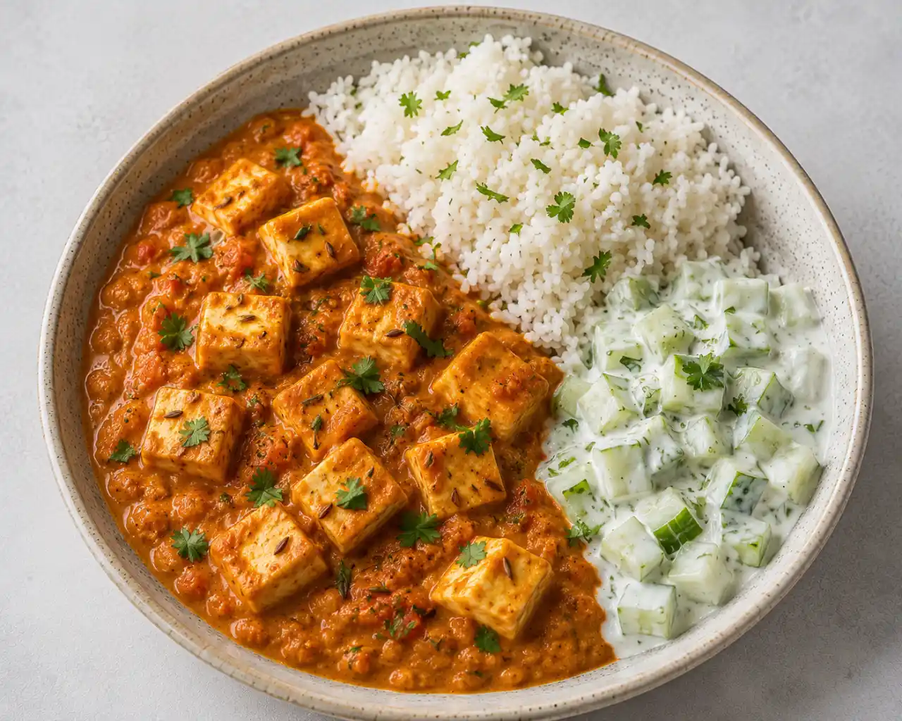 High Protein Paneer Masala Bowl
